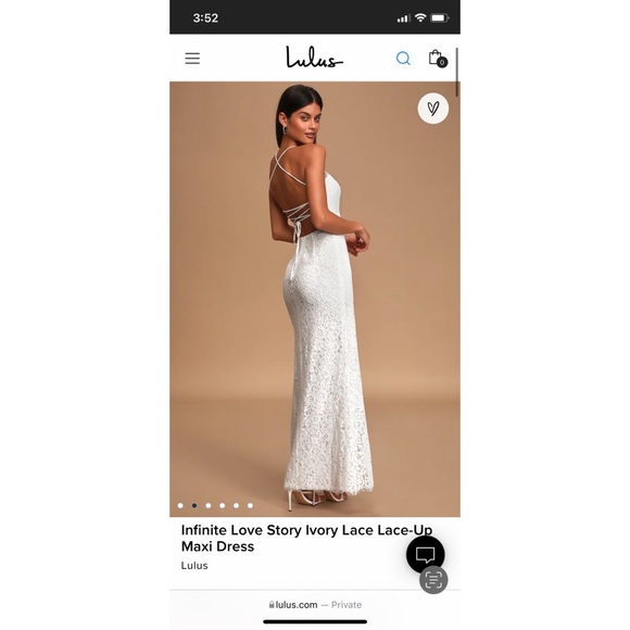 Lulus White Lace Maxi Dress with Slit - Picture 3 of 4